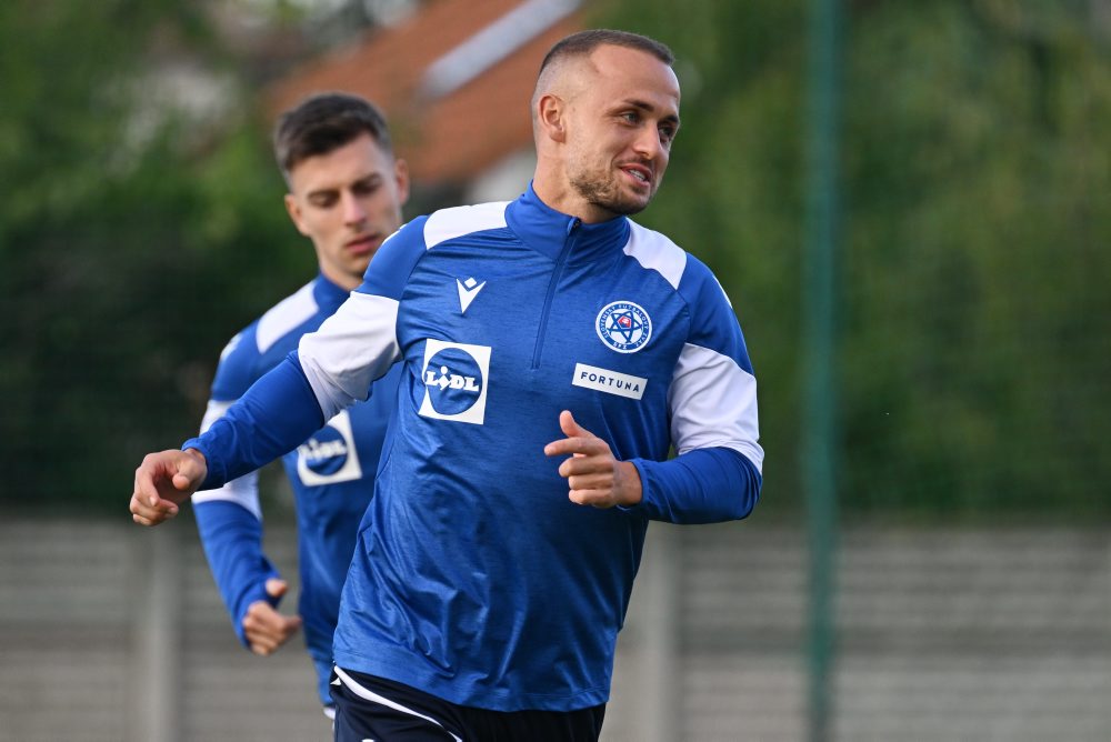 Tréning slovenskej futbalovej reprezentácie pred zápasmi Ligy národov proti Švédsku a Azerbajdžanu