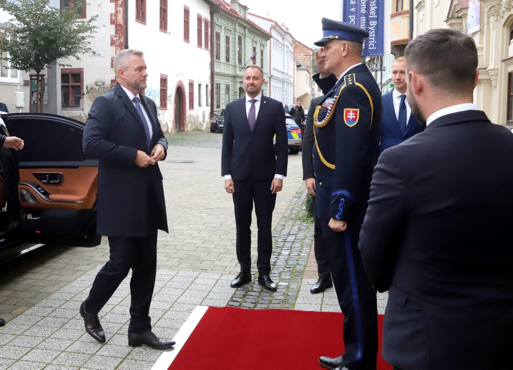 Prezident SR Peter Pellegrini prijal v Banskej Bystrici generálneho tajomníka OECD Mathiasa Cormanna