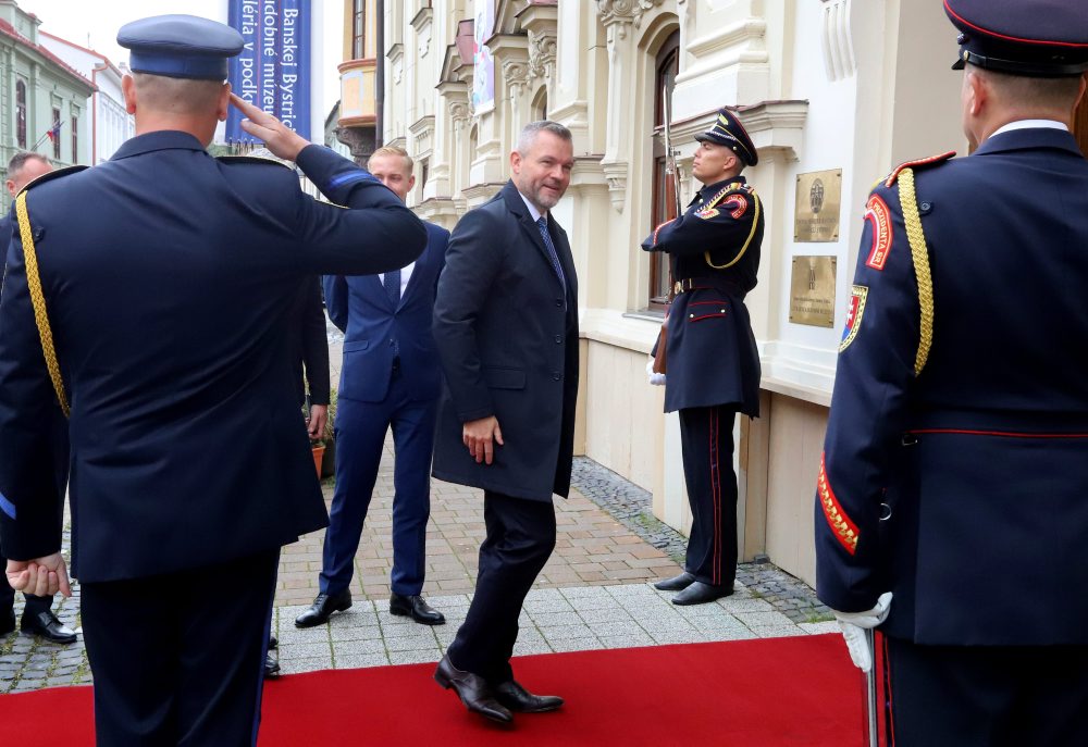 Prezident SR Peter Pellegrini prijal v Banskej Bystrici generálneho tajomníka OECD Mathiasa Cormanna