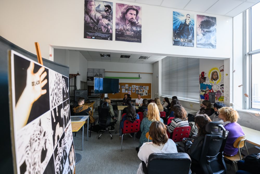 Filmová a televízna fakulta VŠMU prezentuje školu na dni otvorených dverí