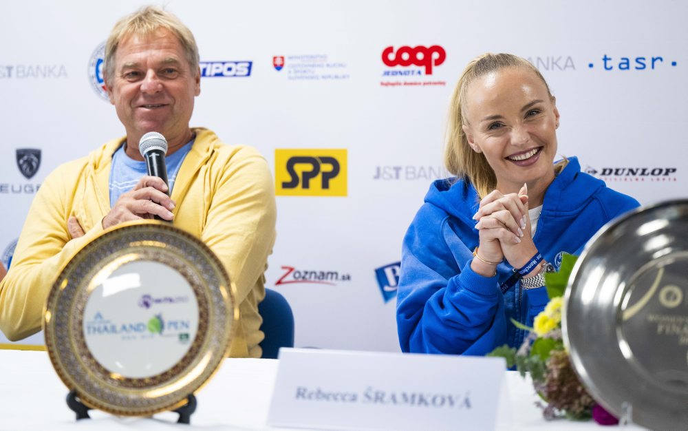 Rebecca Šramková na TK po premiérovom titule na okruhu WTA 