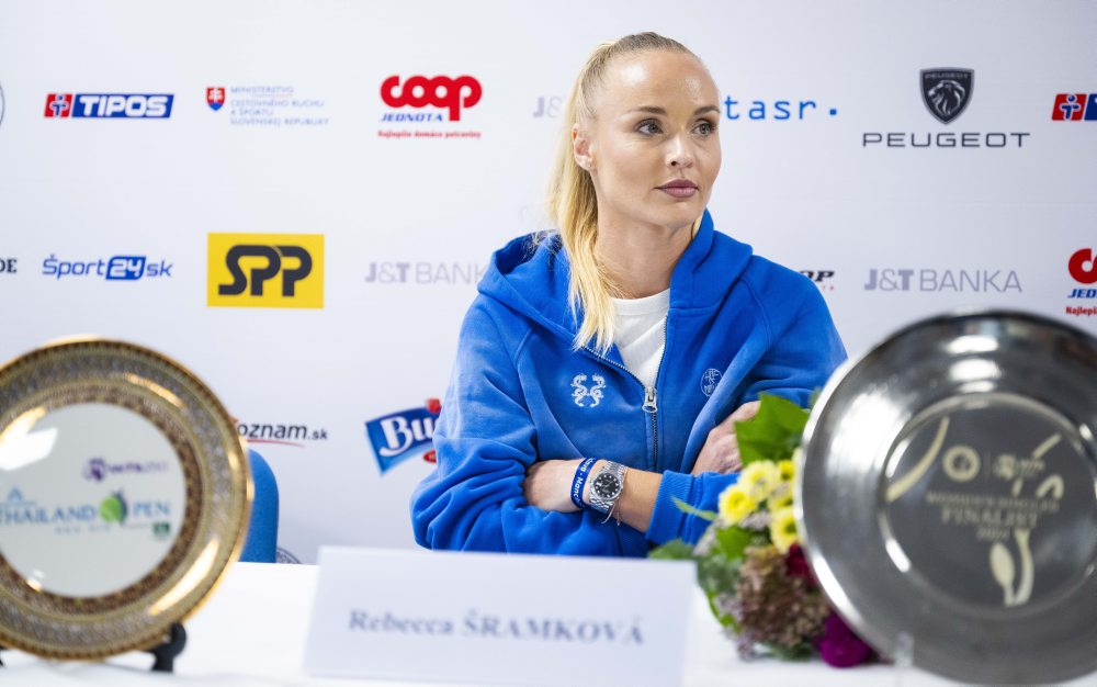 Rebecca Šramková na TK po premiérovom titule na okruhu WTA 