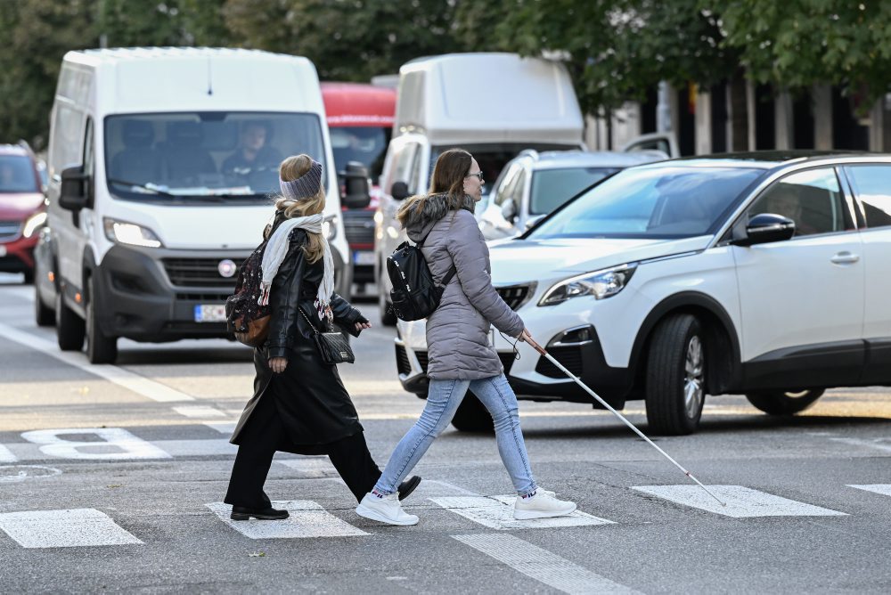 Dopravno-preventívna aktivita Deň bielej palice v Bratislave