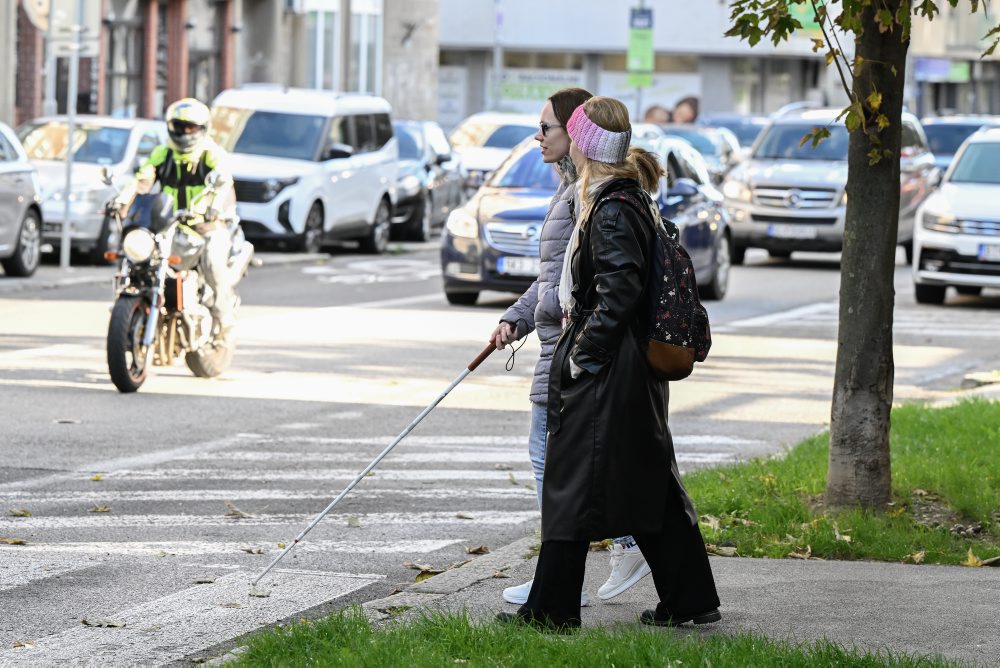 Dopravno-preventívna aktivita Deň bielej palice v Bratislave