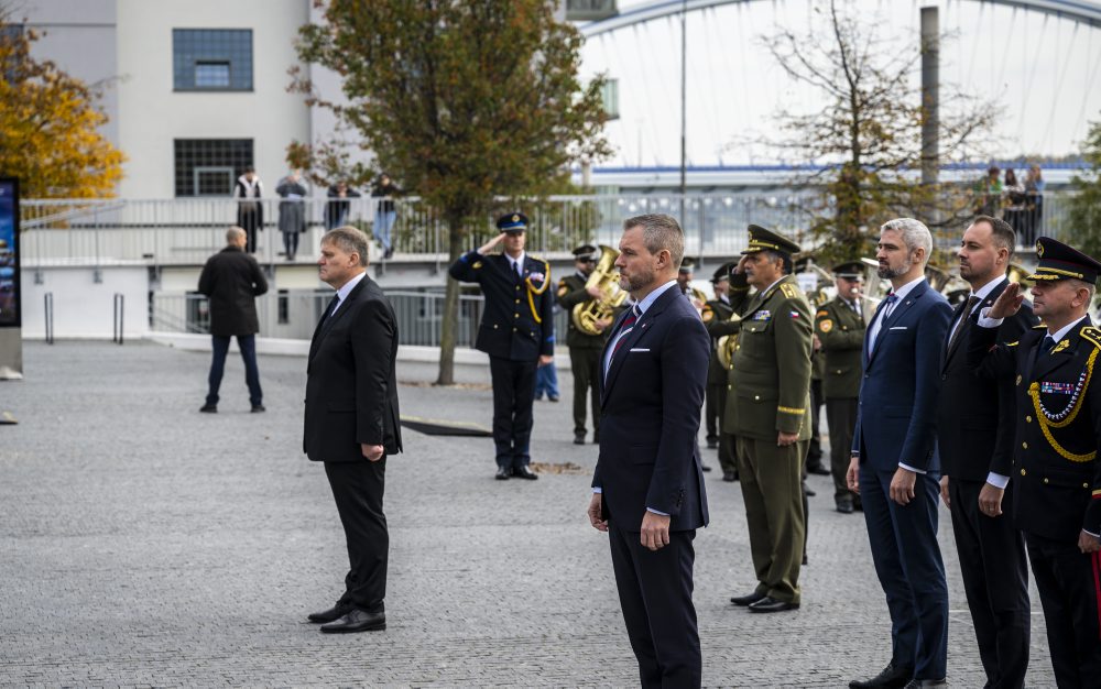 Prezident SR Peter Pellegrini položil veniec pri príležitosti 106. výročia vzniku Československej republiky 