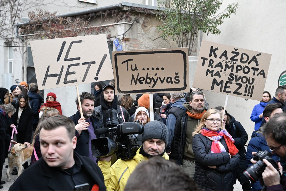 Tlačová konferencia Slovenskej národnej galérie k výzve na ochranu SNG