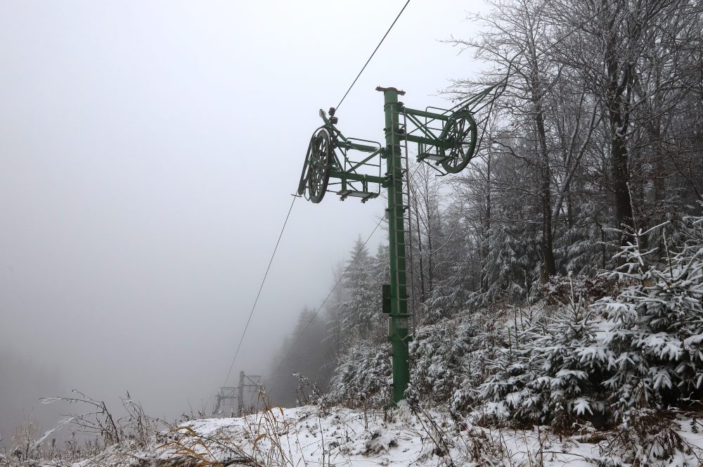 Pred začiatkom zimnej sezóny v lyžiarskom stredisku na Skalke