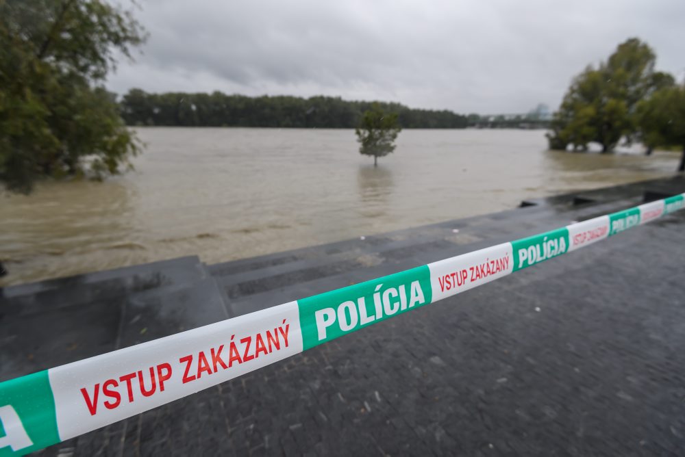 Situácia na rieke Dunaj v Bratislave 