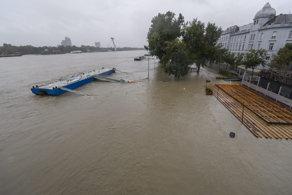 Situácia na rieke Dunaj v Bratislave 