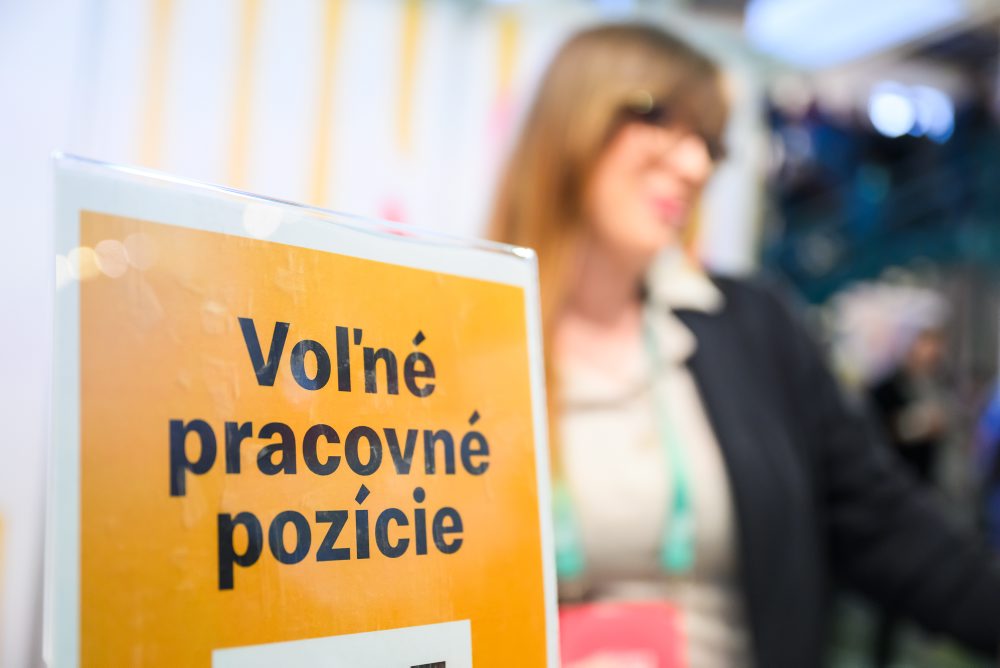 Návštevníci pracovného veľtrh Kariéra Expo v Bratislave 