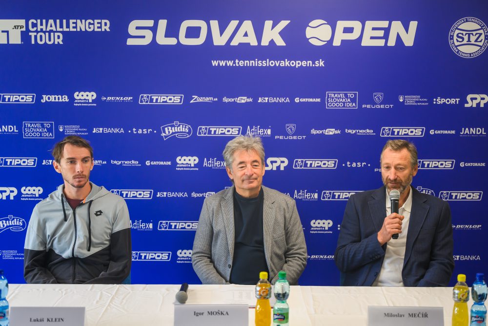 TK pred mužským challengerovým turnajom Slovak Open v Bratislave