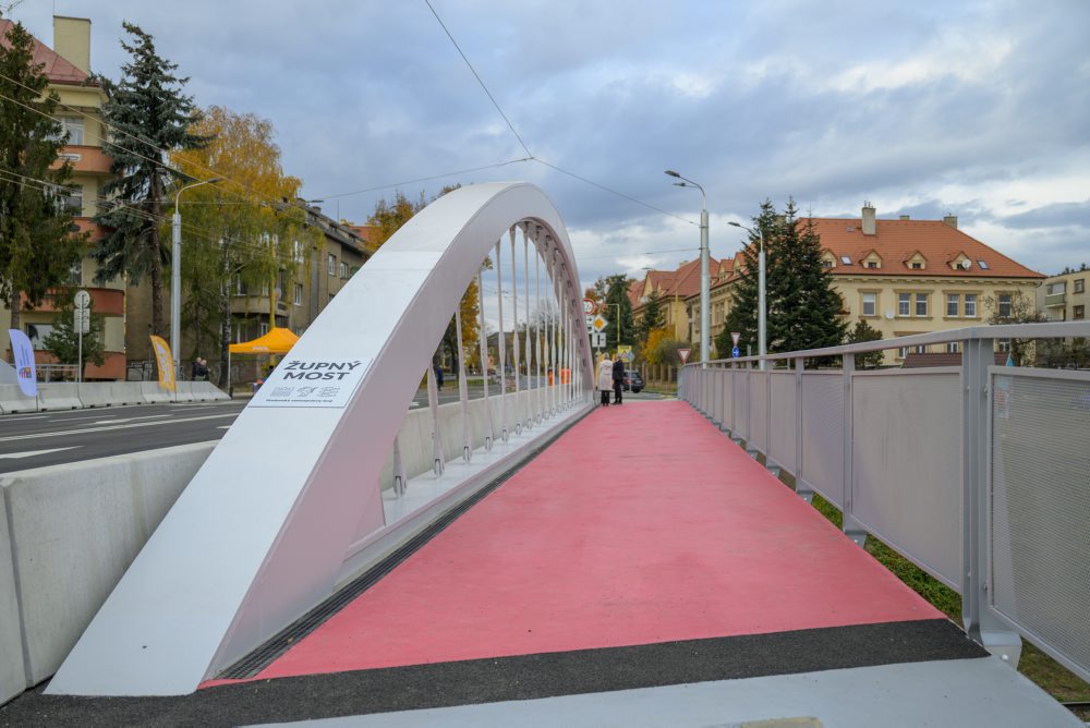 Dokončený most na ulici Lesík delostrelcov v Prešove