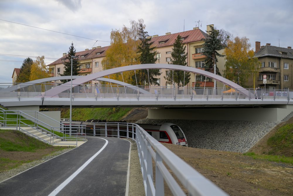 Dokončený most na ulici Lesík delostrelcov v Prešove