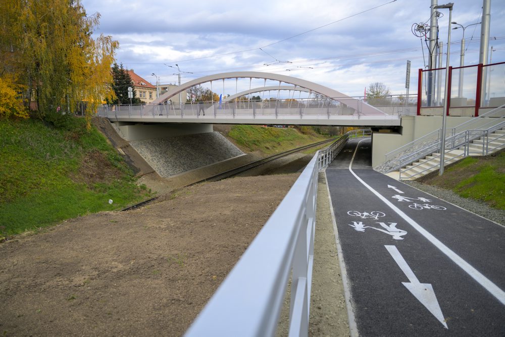 Dokončený most na ulici Lesík delostrelcov v Prešove