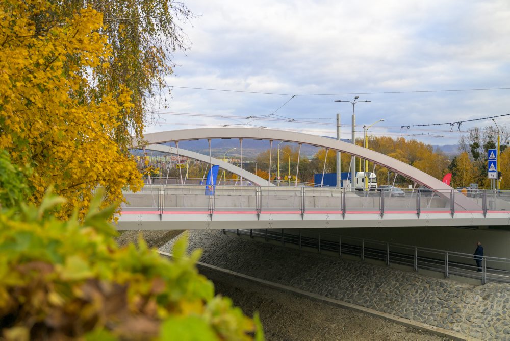 Dokončený most na ulici Lesík delostrelcov v Prešove