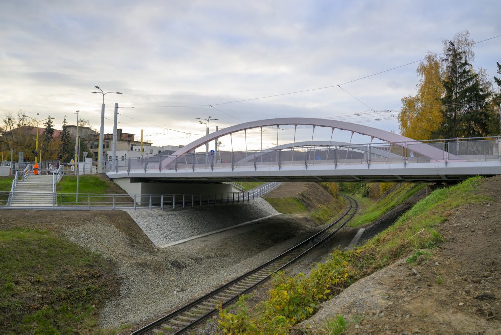 Dokončený most na ulici Lesík delostrelcov v Prešove