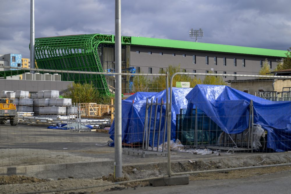 Výstavba Futbal Tatran Arény v Prešove