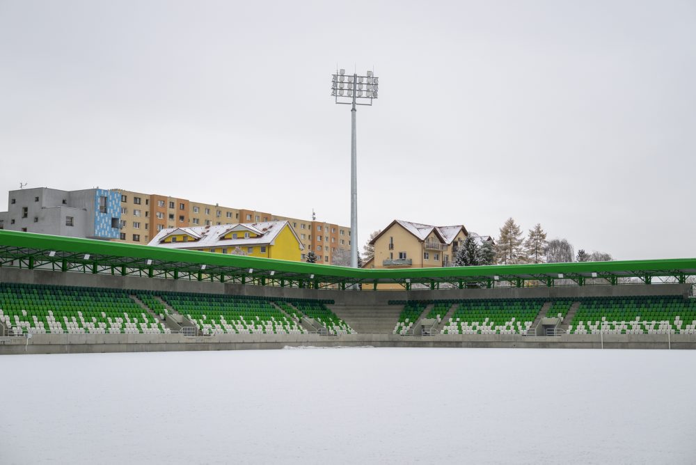 Výstavba Futbal Tatran Arény v Prešove 