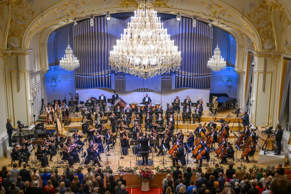 Novoročný koncert Slovenskej filharmónie, na ktorom zaznela nová verzia štátnej hymny 