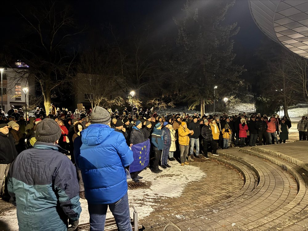 Protest "Slovensko je Európa" v Ružomberku