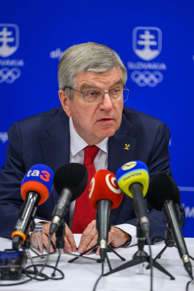 Prezident MOV Thomas Bach na Slovensku