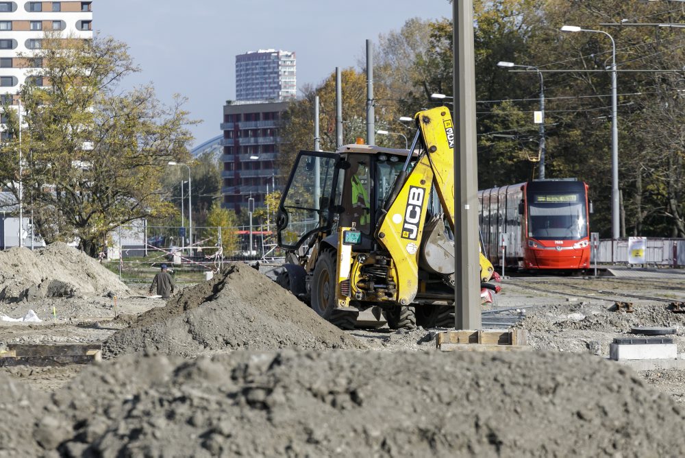 Výstavba električkovej trate v Petržalke