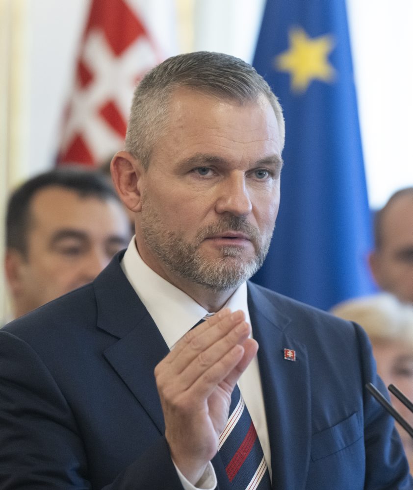 Prezident SR Peter Pellegrini prijal predstaviteľov zdravotníctva v Prezidentskom paláci v Bratislave 