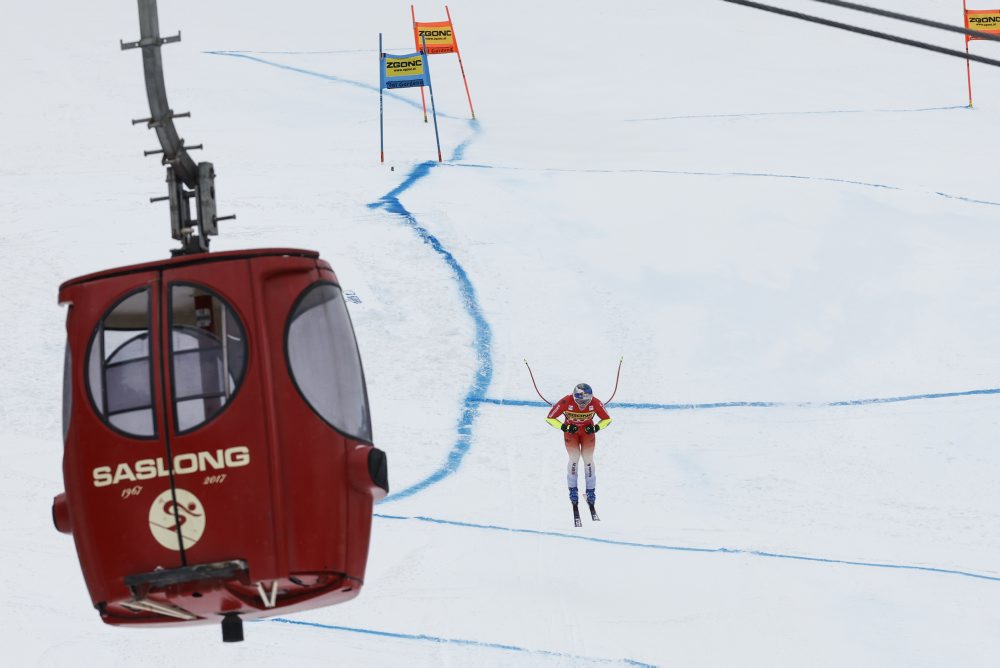 Super-G alpských lyžiarov  