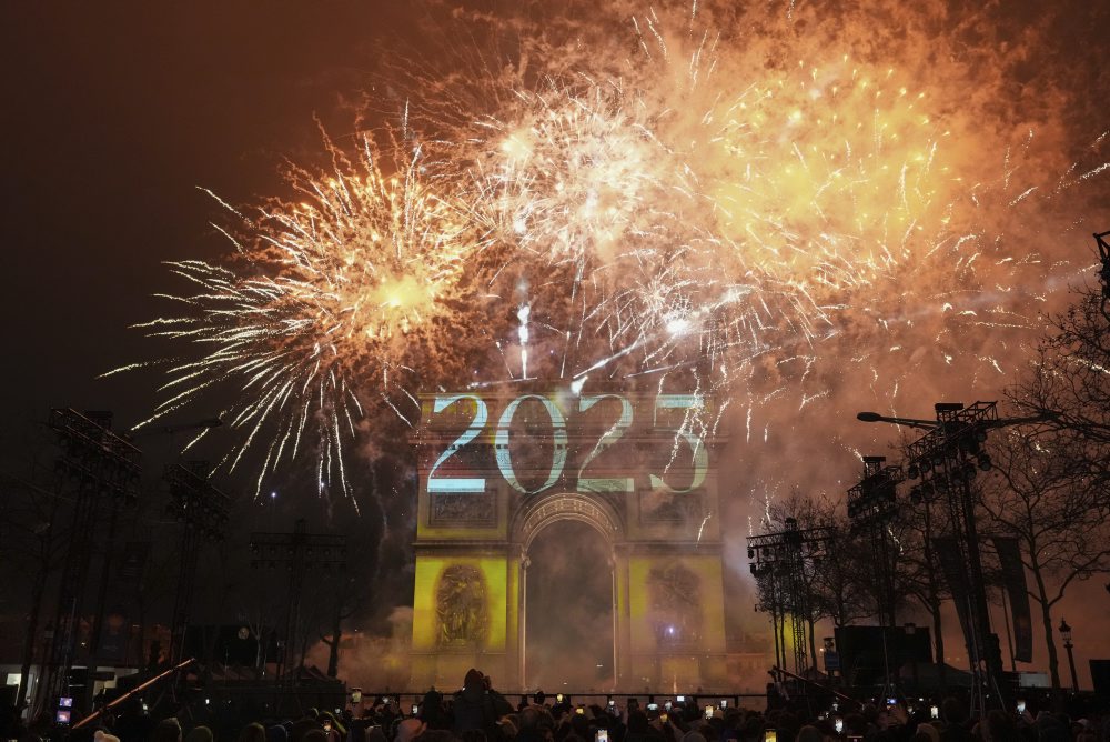 Novoročné oslavy v Paríži