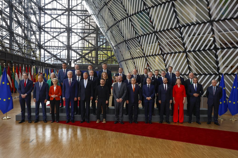 Príchody lídrov na zasadnutie Európskej rady v Bruseli