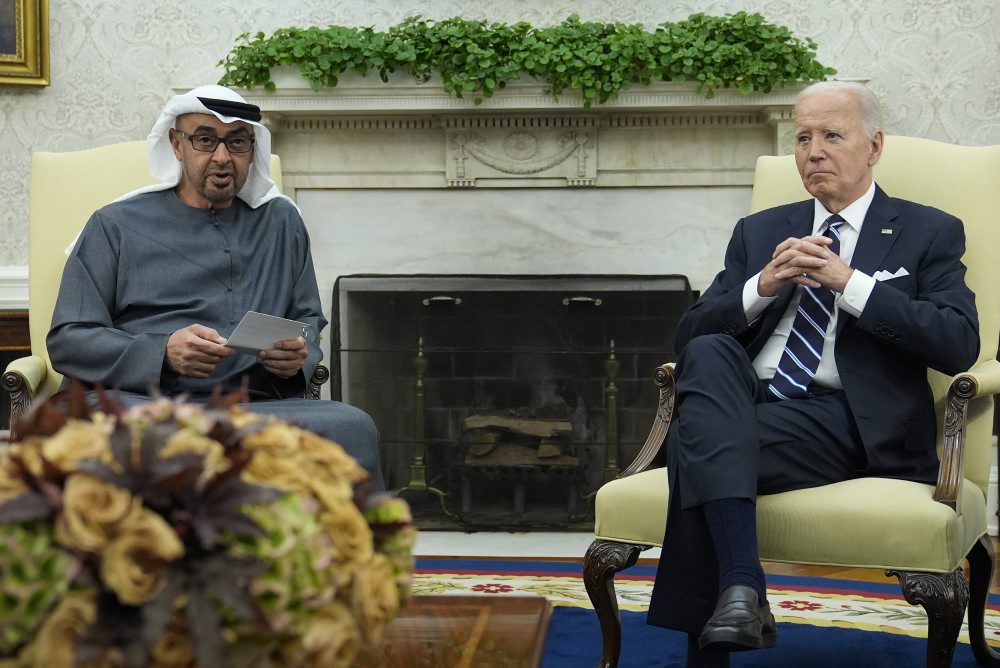 Americký prezident Joe Biden sa vo Washingtone stretol s prezidentom Spojených arabských emirátov šejkom Muhammadom bin Zájidom Sultánom Nahjánom 