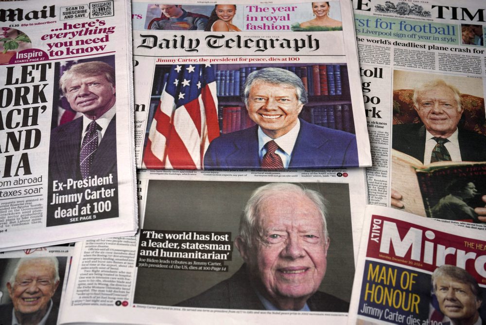 VO VEKU 100 ROKOV ZOMREL BÝVALÝ PREZIDENT USA JIMMY CARTER