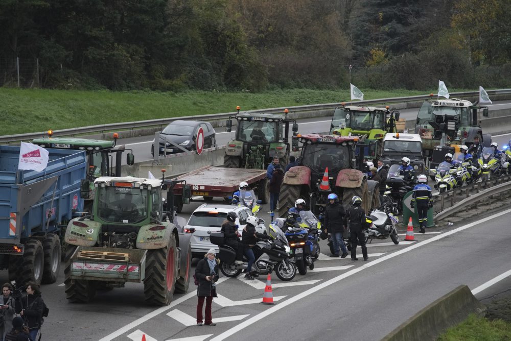 Protest farmárov vo Francúzsku 