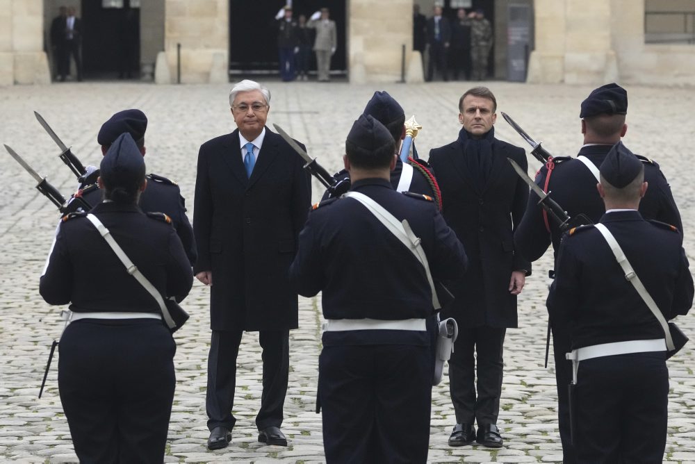 Francúzsky prezident Emmanuel Macron prijme kazašského prezidenta Kasyma-Žomarta Tokajeva