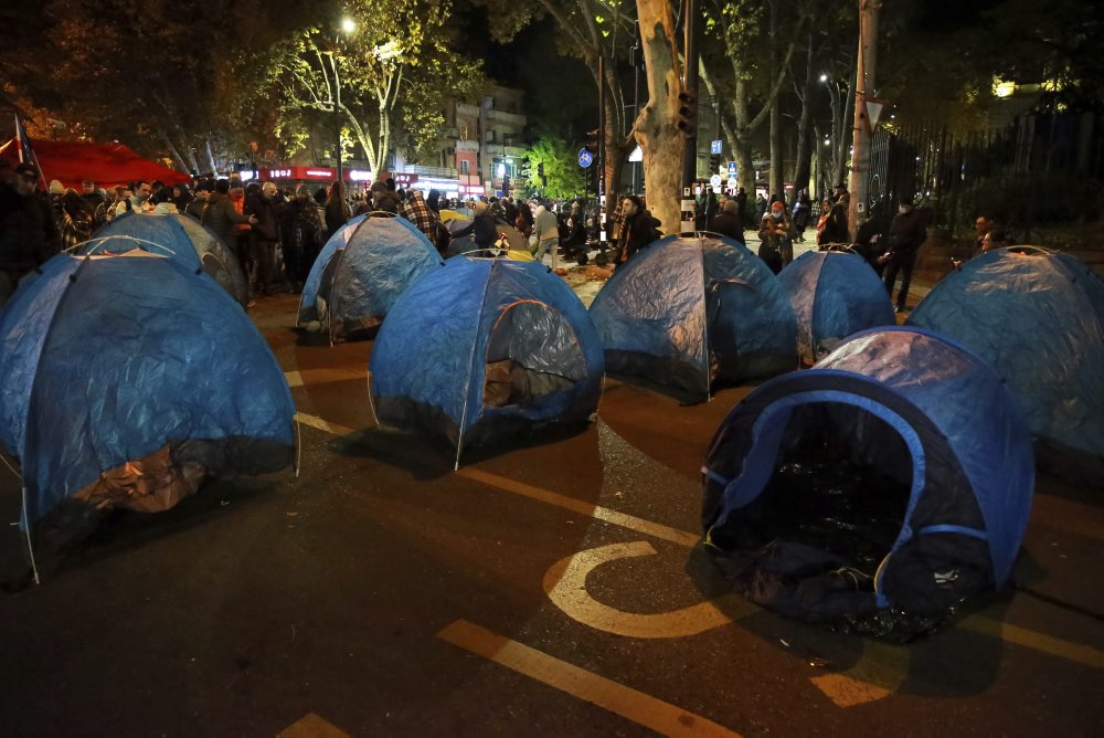 Gruzínski študenti zverejnili manifest odsudzujúci voľby a avizovali protesty