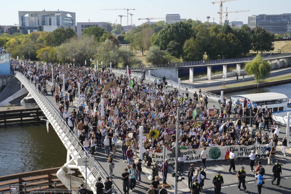 Klimatický štrajk hnutia Piatky pre budúcnosť 