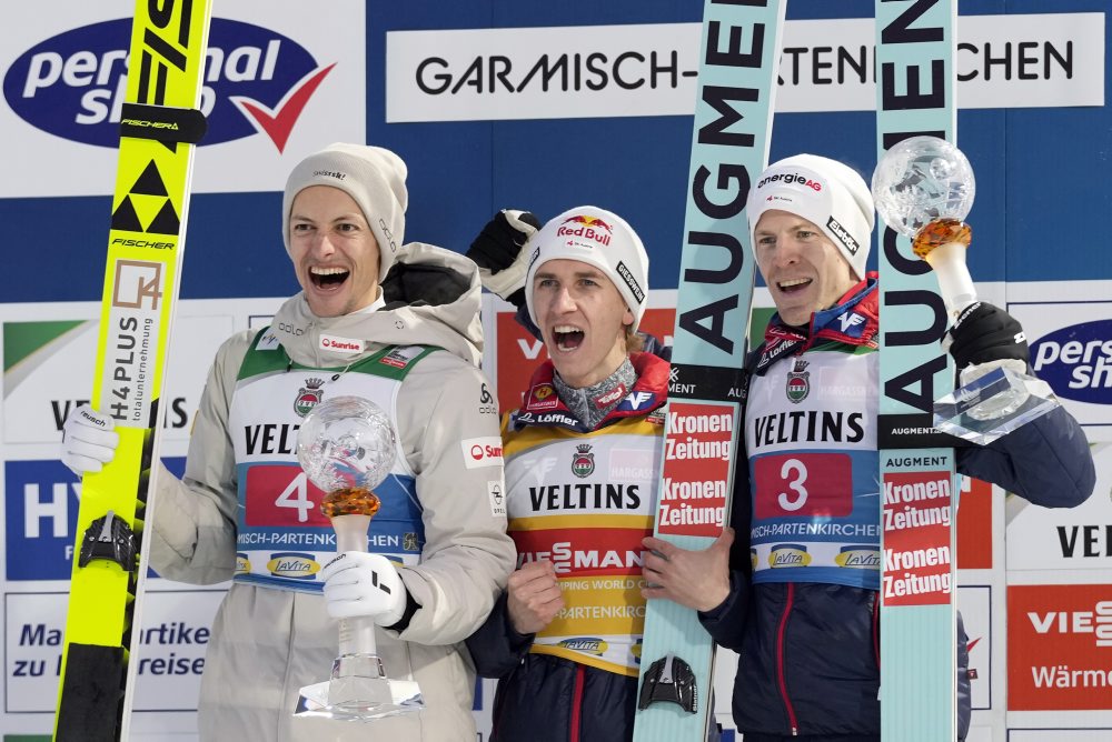 Rakúšan Daniel Tschofenig vyhral druhé podujatie Turné v Garmisch-Partenkirchene