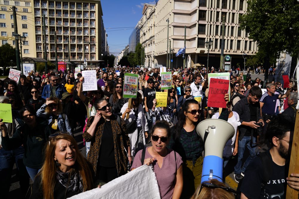 Grécki učitelia protestovali proti opatreniam konzervatívnej vlády