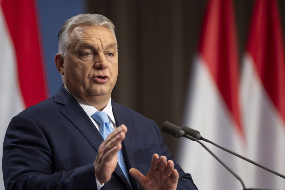 Koncoročná tlačová konferencia maďarského premiéra Viktora Orbána