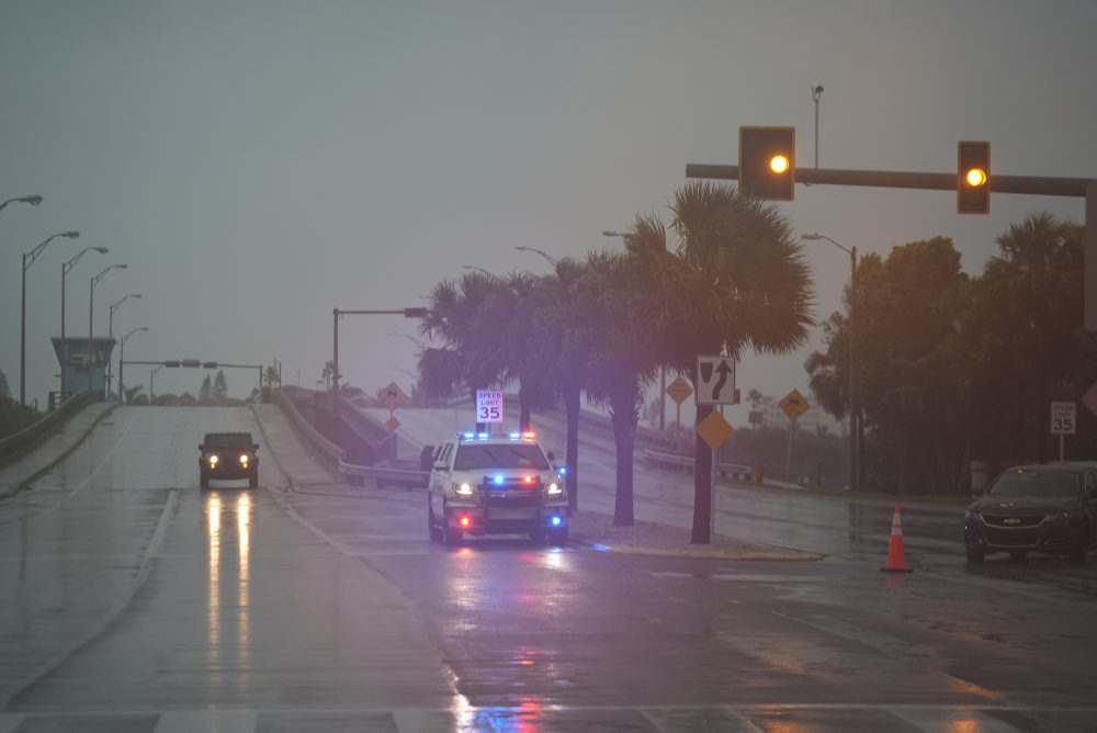 Príchod hurikánu Milton na Floride