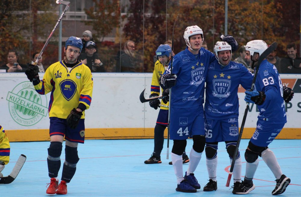 Hokejbal: P.Bystrica triumfovala s Kertom Praha 5:1 a získala ČS superpohár