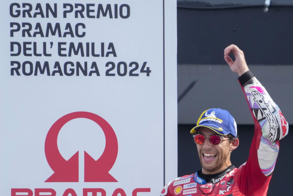 otoGP: Bastianini triumfoval na VC Emilia-Romagna, Martin je nový líder seriálu