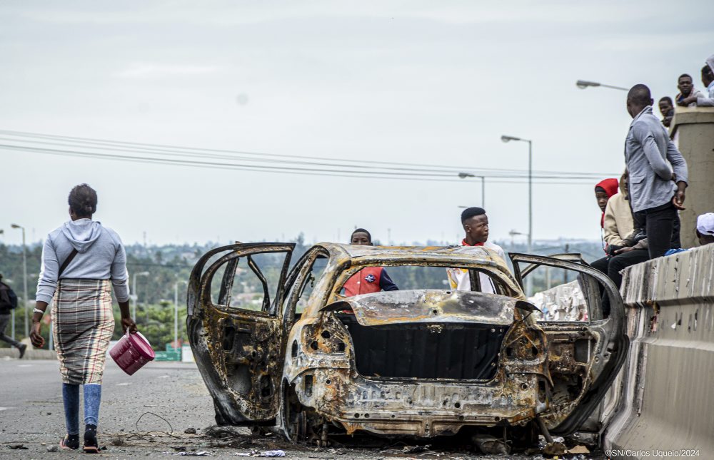 Pokračovanie povolebných protestov v Mozambiku