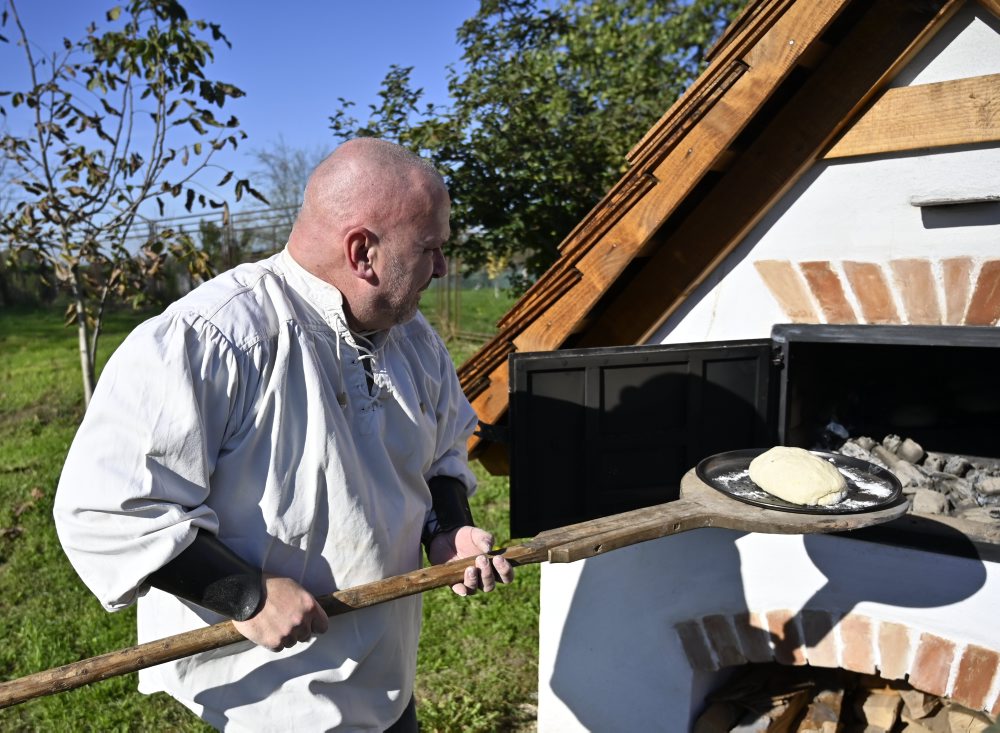 Záhrada v Múzeu vysťahovalectva v Pavlovciach nad Uhom