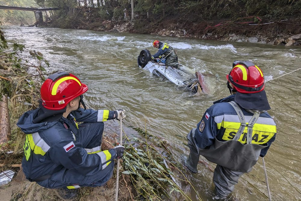 Záplavy v Poľsku