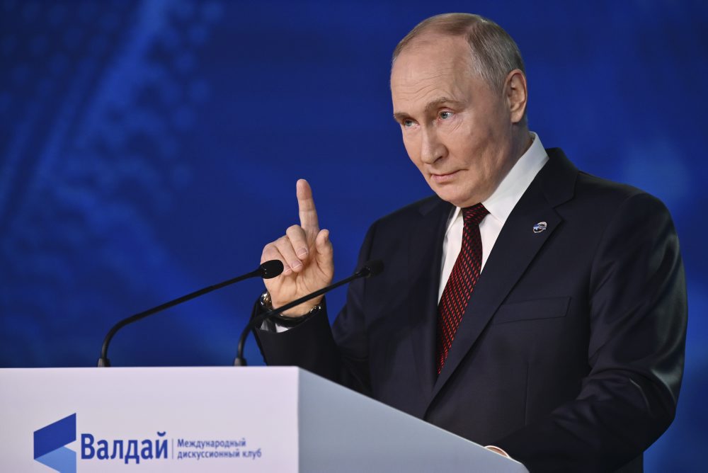 Ruský prezident Vladimir Putin vystúpil na Valdajskom fóre v čiernomorskom letovisku Soči