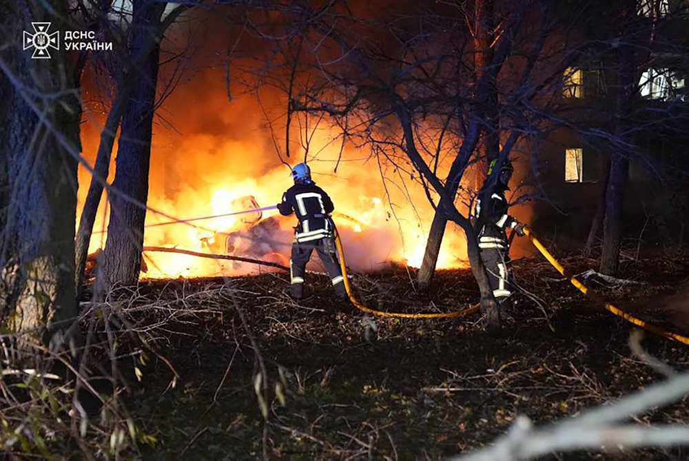 Ruský raketový útok v ukrajinskej Sumskej oblasti 