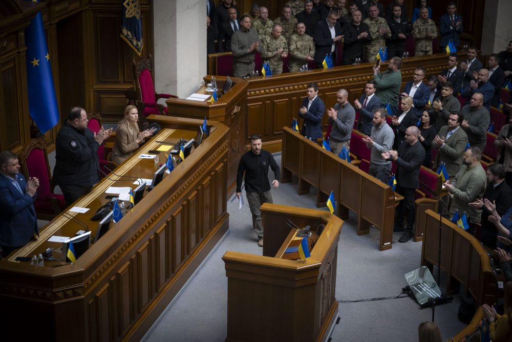 Zelenskyj predstavil v parlamente svoj víťazný plán na ukončenie vojny s Ruskom