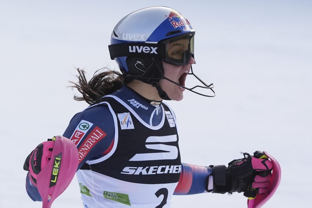 Chorvátka Zrinka Ljutičová vyhrala po Semmeringu aj slalom v Kranjskej Gore