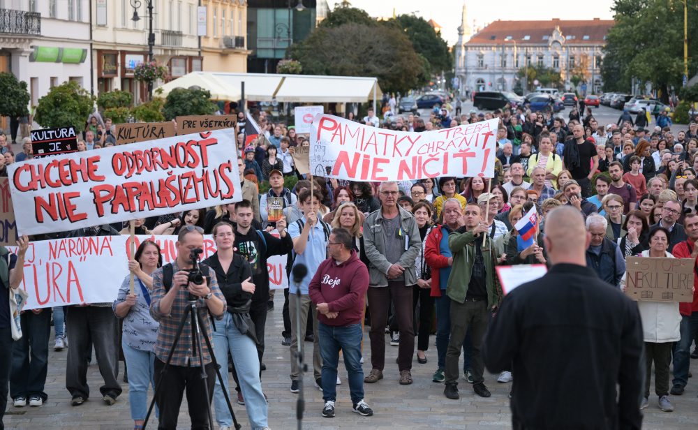 Občiansky protest na podporu Kultúrneho štrajku v Košiciach